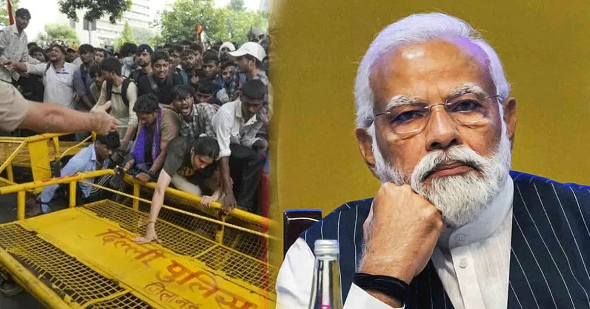 যুব আন্দোলনে উত্তাল দিল্লি : এবার কি টলে যাবে মোদী সরকার?