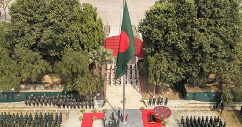 আনসার একাডেমিতে ‘চির উন্নত বিজয় নিশান’ উদ্বোধন