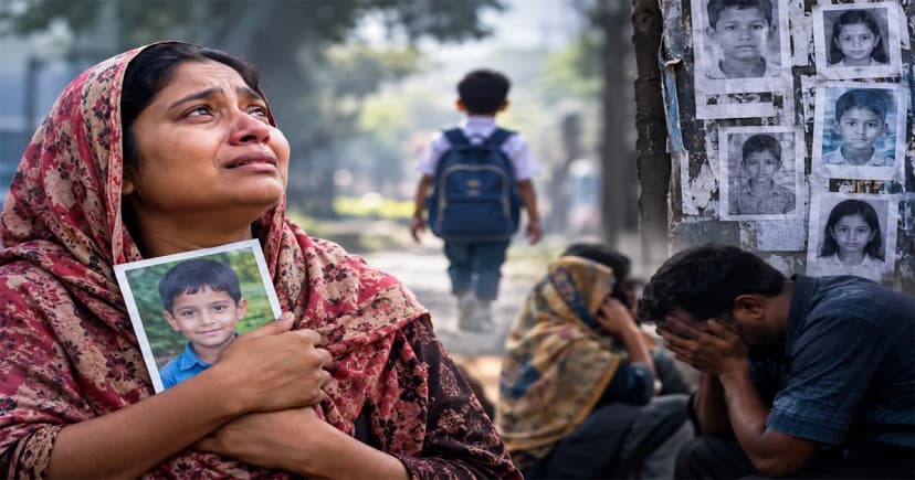 বাড়ছে নিখোঁজ শিশুদের সংখ্যা, আতঙ্কে দিন কাটাচ্ছে অনেক পরিবার