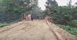 প্রধানমন্ত্রীর সফর শেষ হতেই উধাও রাস্তার ইট