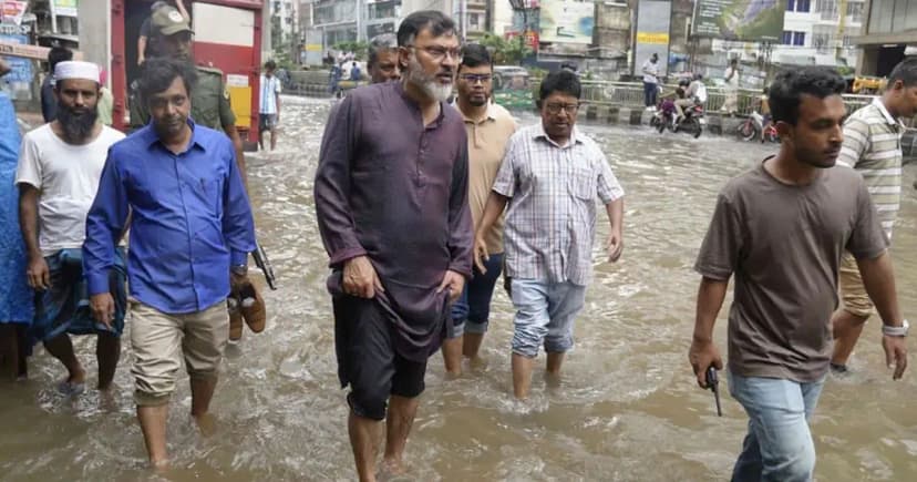 জলাবদ্ধতা নিরসনে দ্রুত ব্যবস্থা নেওয়ার নির্দেশ ডিএনসিসি প্রশাসকের