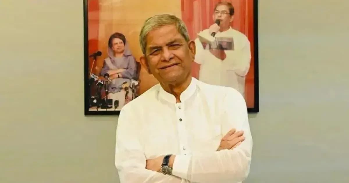 মির্জা ফখরুলই হলেন বিএনপির রাষ্ট্রপতি প্রার্থী