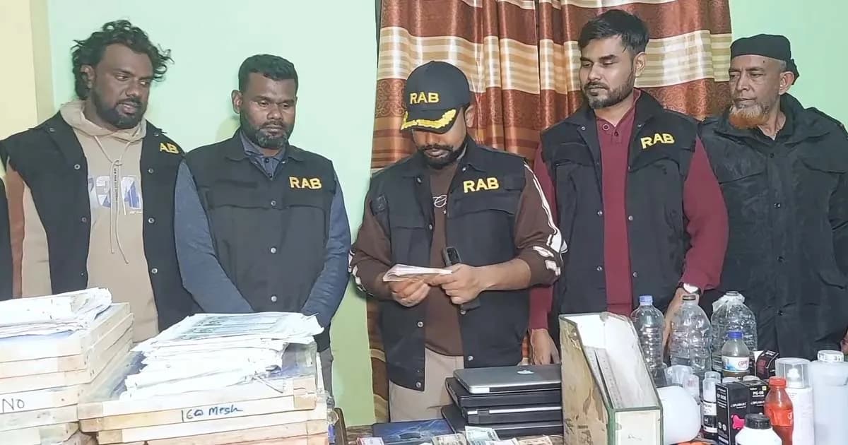 টঙ্গীতে জালনোট কারখানা উদ্ঘাটন, চক্রের তিন সদস্য গ্রেফতার