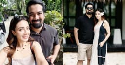 মালদ্বীপে ম্যাচিং লুকে মিম-সনি