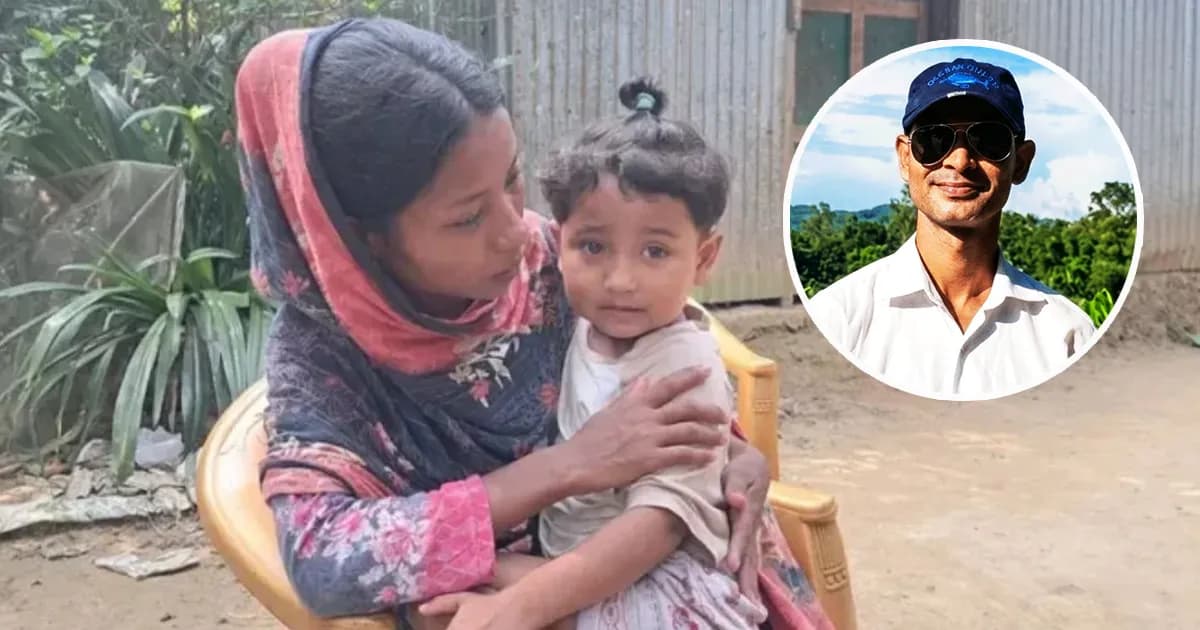 ‘মা কেঁদো না, বাবা আকাশের তারা হয়ে গেছে’