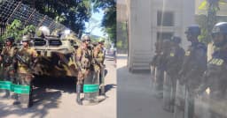 ট্রাইব্যুনাল এলাকায় আজও কড়া নিরাপত্তা, সেনা-বিজিবি মোতায়েন