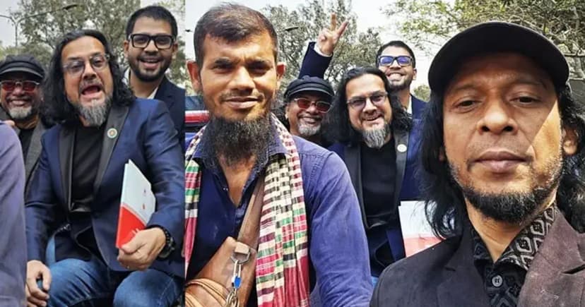 একুশে পদক নিয়ে রিকশায় বাড়ি ফিরলেন ওয়ারফেজ সদস্যরা