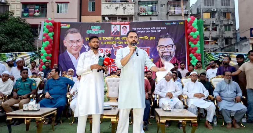 পল্লবীর প্রতিটি মহল্লায় স্পোর্টিং ক্লাব গড়ার ঘোষণা আমিনুল হকের