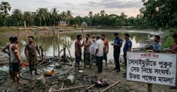 সোনাইমুড়ীতে পুকুর সেচ নিয়ে সংঘর্ষ, উভয় পক্ষের মামলা