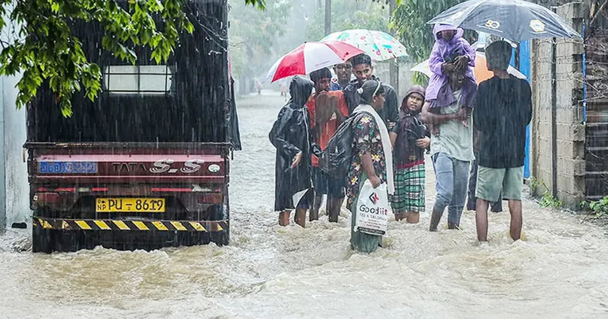 বৃষ্টি-বন্যায় ভয়াবহ বিপর্যয়, শ্রীলঙ্কায় জরুরি অবস্থা ঘোষণা