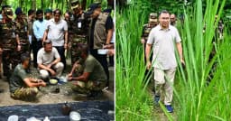 সেনাবাহিনীর মহড়া আকস্মিক পরিদর্শন করলেন প্রধানমন্ত্রী