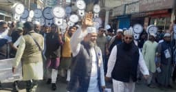 মৌলভীবাজার–৩ আসনে দেয়ালঘড়ি প্রতীকের প্রার্থীর গণসংযোগ