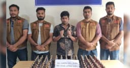 মুন্সিগঞ্জে ১১০ বোতল উইন কোরেক্সসহ ৩২ রাউন্ড গুলি উদ্ধার