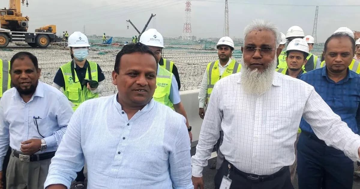 ঢাকা-আশুলিয়া এক্সপ্রেসওয়ের কাজ পরিদর্শন করলেন প্রতিমন্ত্রী