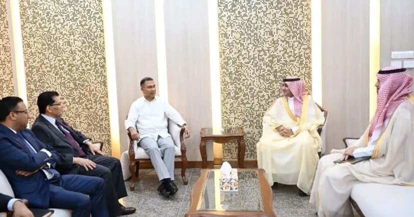 প্রধানমন্ত্রী তারেক রহমানের সঙ্গে সৌদি রাষ্ট্রদূতের সাক্ষাৎ