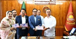 ফুটবল বিশ্বকাপ উপলক্ষে স্মারক ডাকটিকিট উন্মোচন করলেন প্রধানমন্ত্রী