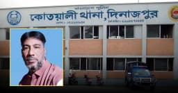 থানায় পুলিশ পরিদর্শককে থাপ্পড়, কৃষক দল নেতা গ্রেফতার