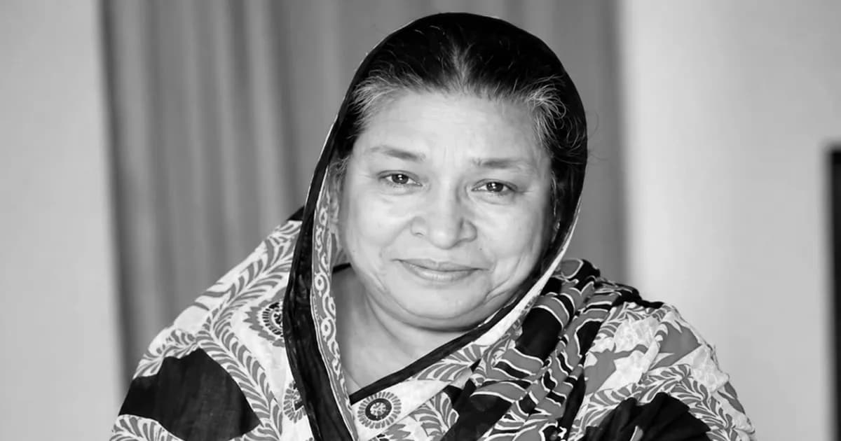 প্রখ্যাত অভিনেত্রী রিনা রহমানের মৃত্যুতে শোবিজ অঙ্গনে শোক