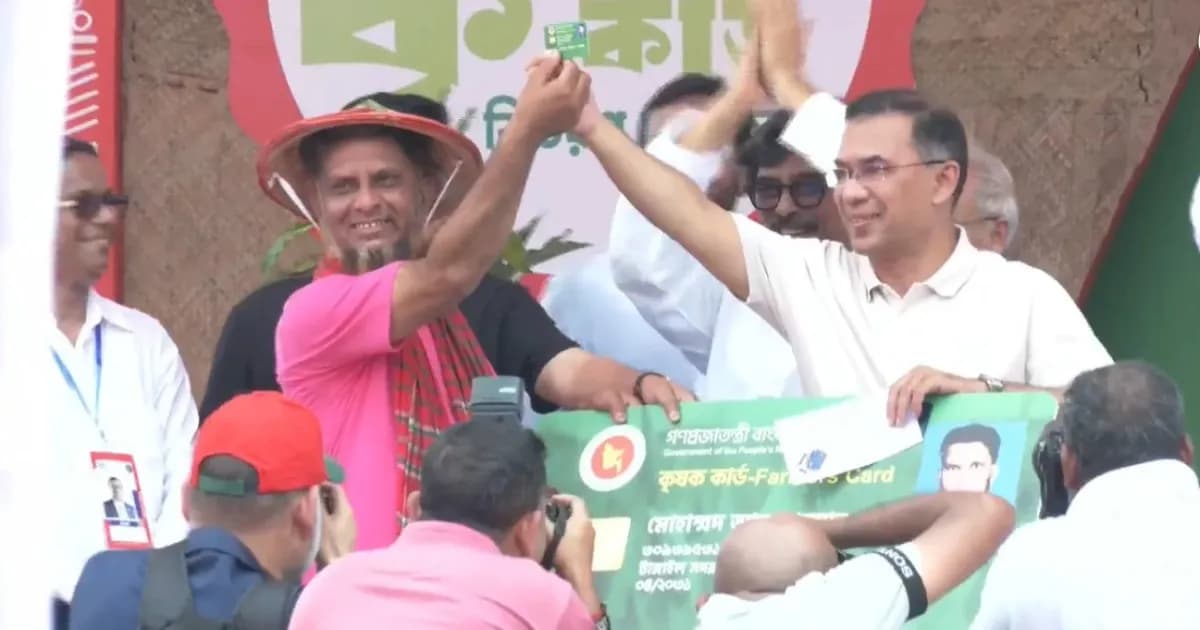 ‘কৃষক কার্ড’ কর্মসূচির উদ্বোধন করলেন প্রধানমন্ত্রী