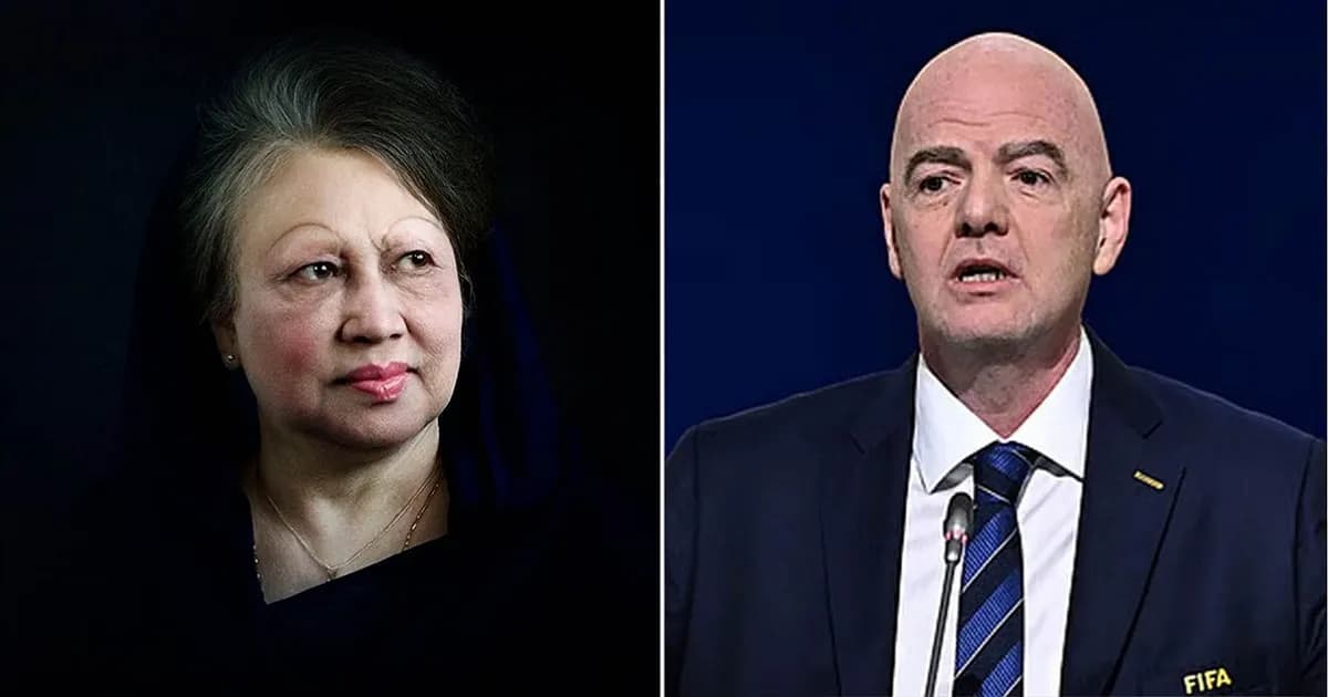 বেগম খালেদা জিয়ার মৃত্যুতে ফিফা সভাপতির শোক