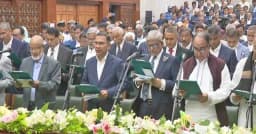 নতুন এমপিদের শপথ গ্রহণ শুরু
