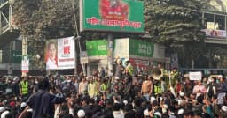 হাদি হত্যার বিচার না হওয়া পর্যন্ত শাহবাগ অবরোধ