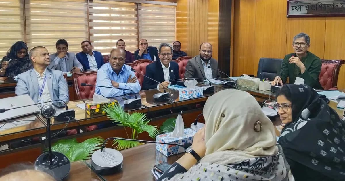 মৎস্য ও প্রাণিসম্পদ খাতে ১৮০ দিনের কর্মপরিকল্পনা প্রণয়ন সংক্রান্ত কর্মশালা