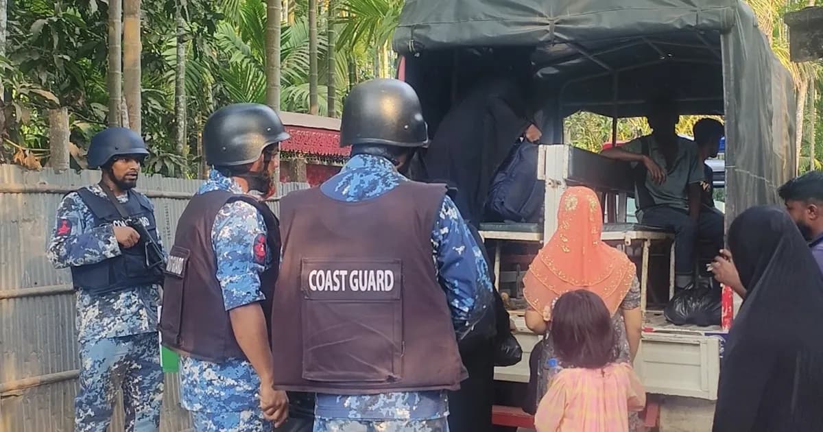 টেকনাফে মালয়েশিয়া পাচারের আগে নারী-শিশুসহ ৭ রোহিঙ্গা উদ্ধার