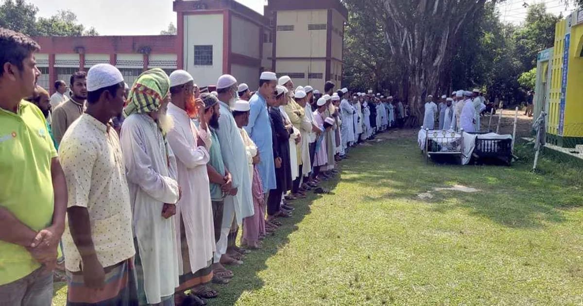 মায়ের মৃত্যুর ১২ ঘণ্টা পর ছেলের মৃত্যু, একসঙ্গে জানাজা