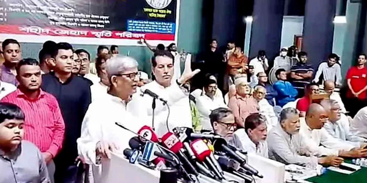 ধানের শীষ জিতলে চক্রান্তকারীরা চলে যেতে বাধ্য হবে: মির্জা ফখরুল