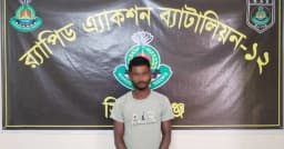 লালমনিরহাটের যাবজ্জীবন সাজাপ্রাপ্ত পলাতক আসামি সিরাজগঞ্জে গ্রেফতার