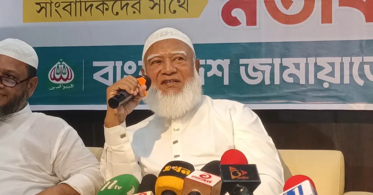 সীমান্ত দিয়ে মাদক-অস্ত্র ঢুকলে সরকারের দরকার নেই: শফিকুর রহমান