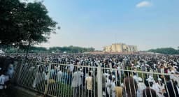 ভাইয়ের ইমামতিতে শহীদ হাদির জানাজা সম্পন্ন