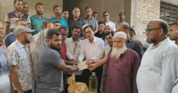 বেনাপোলে ক্রেন দুর্ঘটনায় হতাহতদের পাশে আবু তাহের ভারত