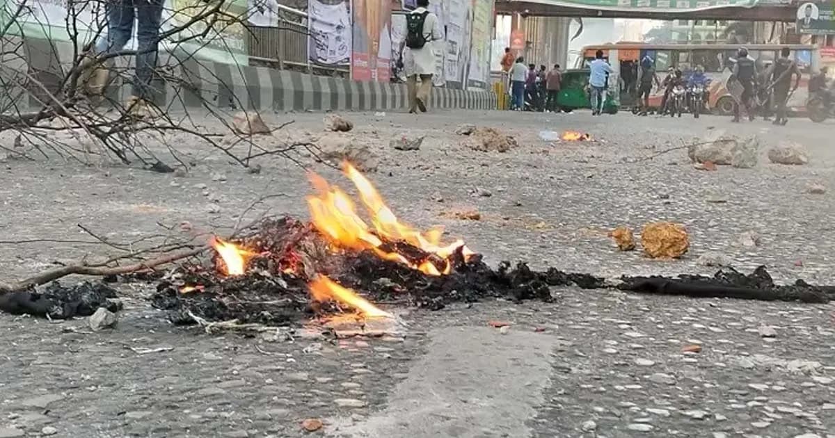 এবার বাংলামোটরে ইনকিলাব মঞ্চ-পুলিশের ধাওয়া-পাল্টা ধাওয়া