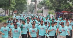 জুলাই স্মরণে তিতুমীরে ৫০০ শিক্ষার্থীর ‘রান ফর ভিক্টোরি ২.০’