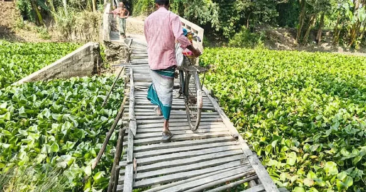 নির্মাণের বছরেই ভেঙে পড়ে সেতু, নয় বছরেও হয়নি সংস্কার
