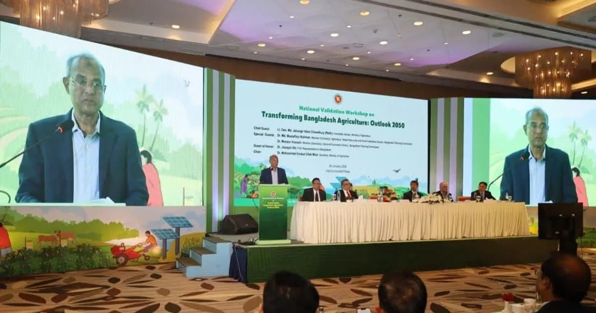 কৃষকদের উন্নয়ন ছাড়া দেশের টেকসই উন্নয়ন সম্ভব নয় : কৃষি উপদেষ্টা