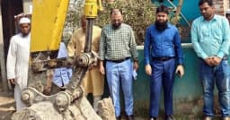 ফুলবাড়ীয়া-ময়মনসিংহ সড়কে আরসিসি নির্মাণ কাজের উদ্বোধন