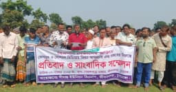 মঈন চেয়ারম্যানকে নিয়ে অপপ্রচারের প্রতিবাদে জীবননগরে সংবাদ সম্মেলন