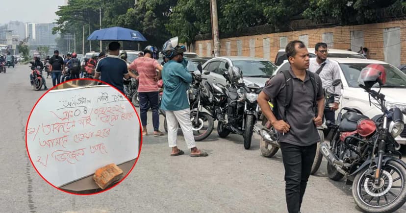 পাম্পে তেল সীমিত, গরম রোদে ঘণ্টার পর ঘণ্টা অপেক্ষায় চালকরা