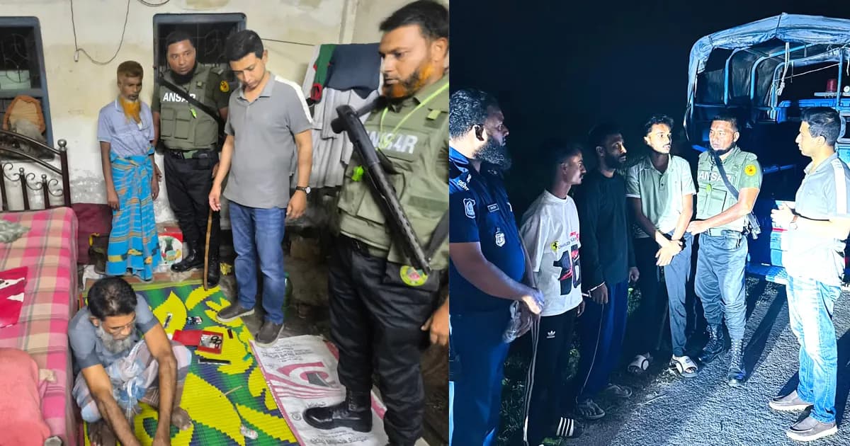 ভেড়ামারায় মাদকের আস্তানায় ইউএনওর অভিযান, কারাদণ্ড ৬ জনের