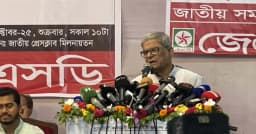 জাতীয় নির্বাচনের আগে গণভোটের সুযোগ নেই: মির্জা ফখরুল