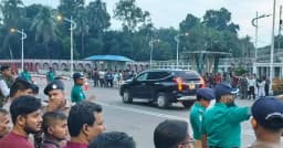 নবনির্বাচিত রাষ্ট্রপতির শপথে বঙ্গভবনে তিন বাহিনীর প্রধান