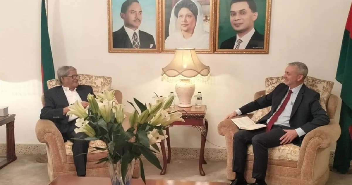 মির্জা ফখরুলের সঙ্গে ইইউ রাষ্ট্রদূতের সাক্ষাৎ