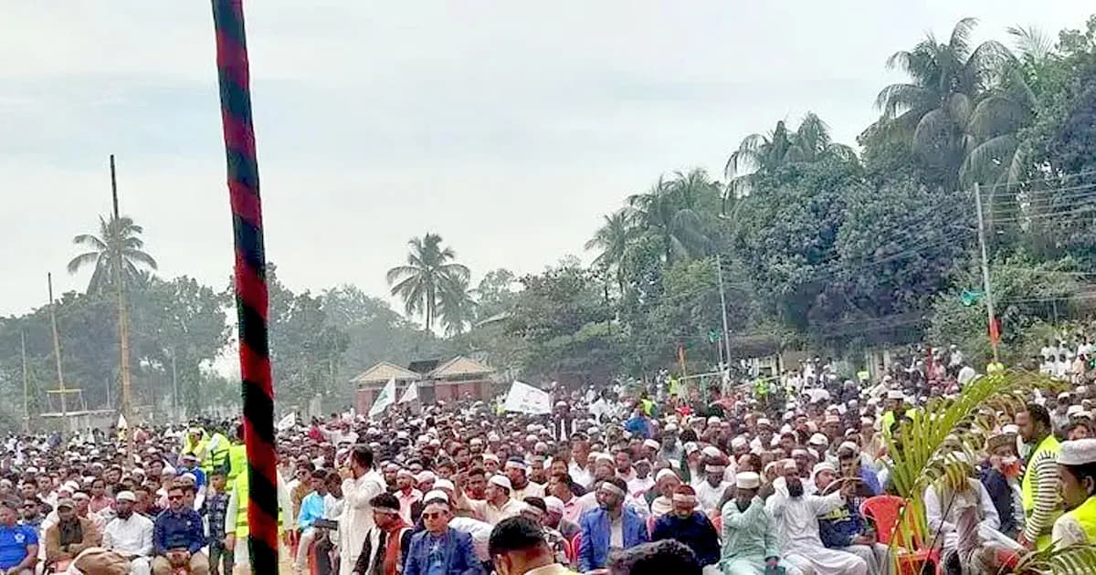 কক্সবাজার যাচ্ছেন জামায়াত আমির: কানায় কানায় পূর্ণ সমাবেশ মাঠ