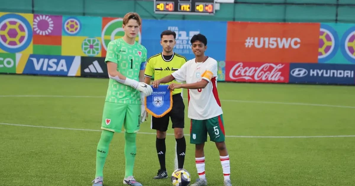 বিশ্বমঞ্চে ওয়েলসের সঙ্গে ড্র করল বাংলাদেশের যুবারা