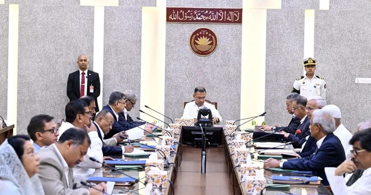 প্রধানমন্ত্রীর সভাপতিত্বে মন্ত্রিপরিষদের প্রথম সভা অনুষ্ঠিত