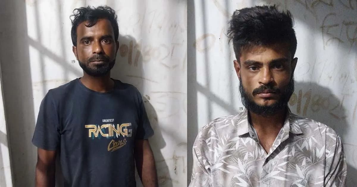 পূবাইলে ৩৮ কেজি গাঁজাসহ দুই মাদক ব্যবসায়ী আটক