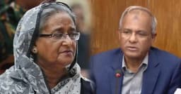 সাহস নেই বলেই পালিয়ে থেকে বক্তব্য দিচ্ছেন শেখ হাসিনা